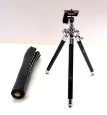 Vintage MANON Telescoping Tripod with EP Head Made in Japan 11" - 46"