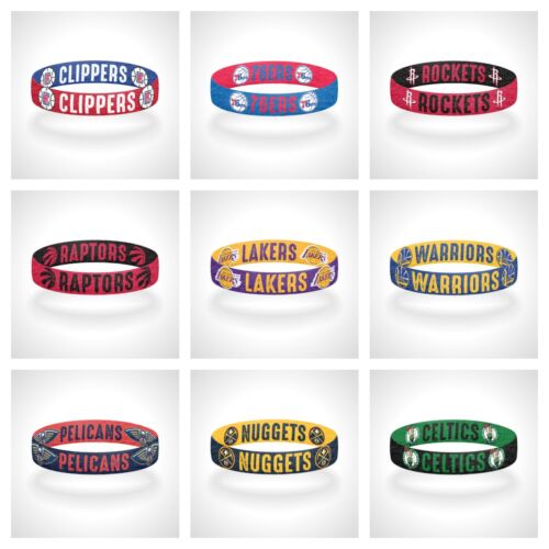 Bracelet réversible NBA Team Mascottes bracelet extensible bracelet NBA - Photo 1/31