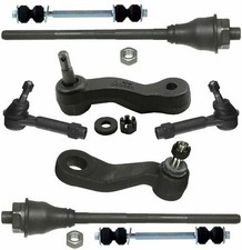 Kit de brazo Pitman ralentí 8 piezas barras de amarre para Chevy GMC Silverado Sierra Cadillac SUV