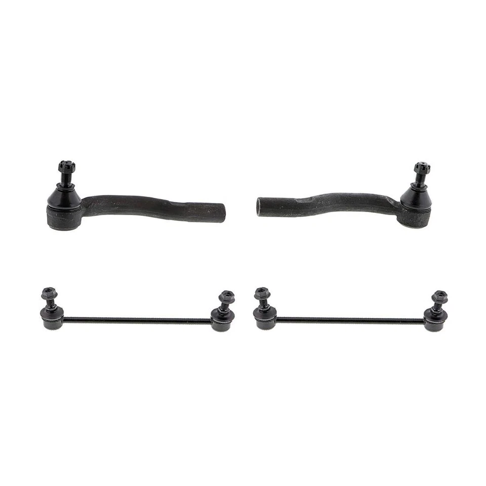 Barra estabilizadora de extremo de varilla de amarre delantera Mevotech 4 piezas para Toyota Camry 2007-2017 Foto 2 de 4