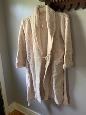 Ulta Ivory Fluffy Plush Fuzzy Luxury Bath Robe Small/Medium-New With Tags