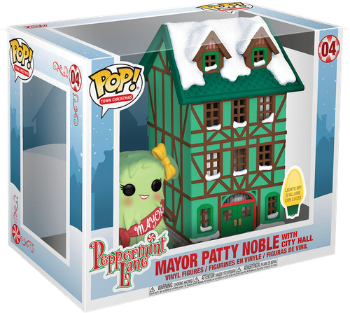 Funko Pop! Città: Peppermint Lane - Sindaco Patty Noble con Municipio #04 - NUOVO - Foto 1 di 1