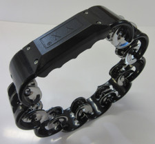 Kunststoff Schellenring 2 reihig mit ergonomischen Handgriff und 16 Schellen