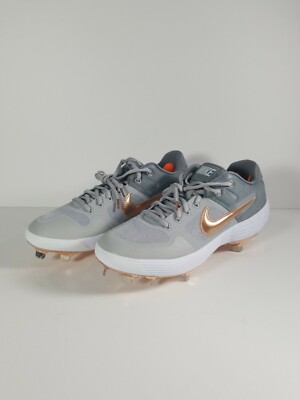 NEW Nike Alpha Huarache Elite Low Baseball Cleats Grey Rose Size  AJ6873-009