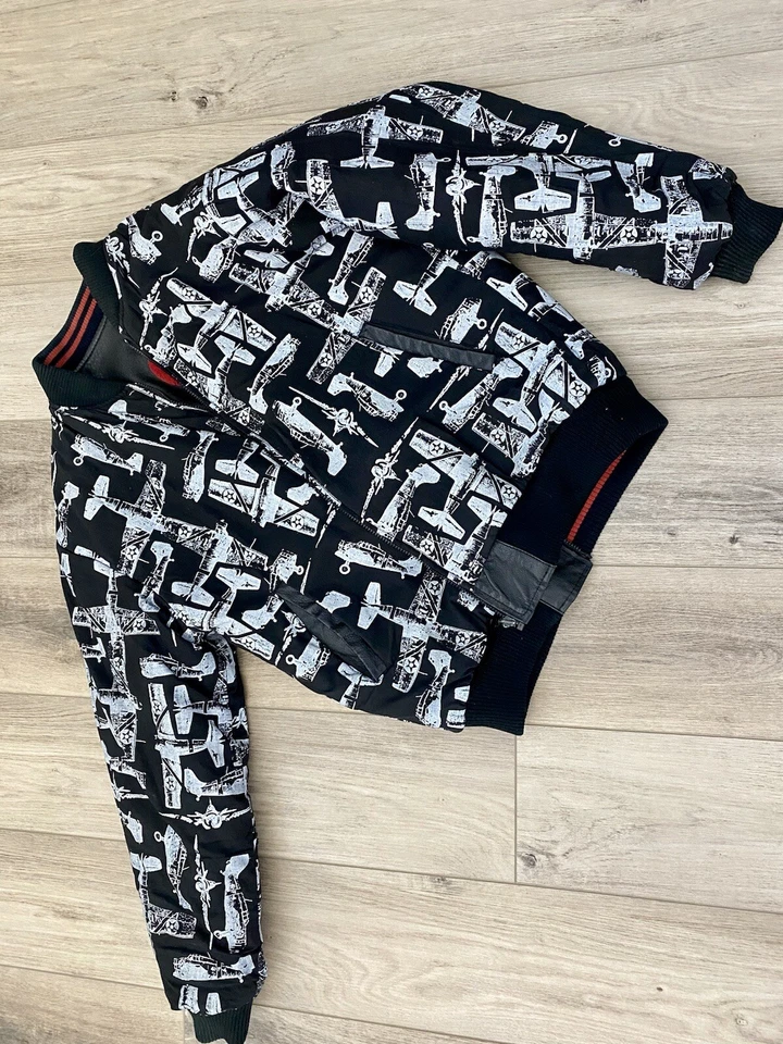 World of “Troop Leader Technology Perfection” 大号 黑色皮革外套 罕见 — 第 3/4 张图片