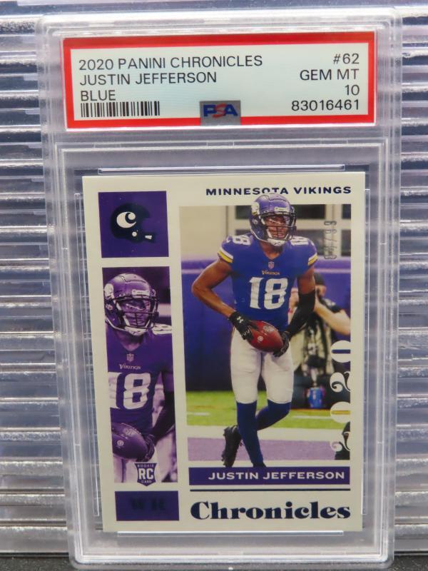 Justin Jefferson Panini Chronicles #62 Blue