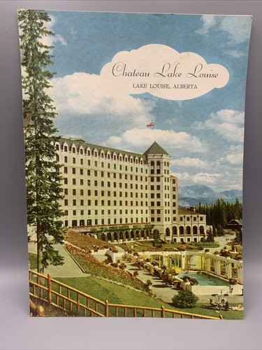 Pair August 1961 Canadian Pacific Hotel Railroad Menus-Banff Springs/Lake Louise - Picture 2 of 14
