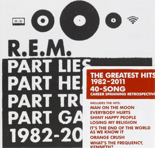 R.E.M. Part Lies, Part Heart, Part Truth, Part Garbage: 1982-2011 (CD) Album