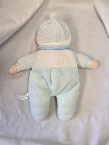 Russ Berrie Sweet Beginnings Tommy Soft Baby Doll Toy Rattle 9.5 Inch Plush 123 - Picture 4 of 5