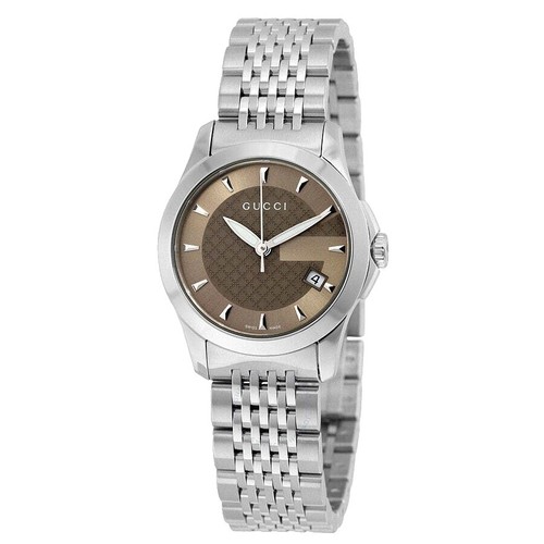 Gucci 101J SS Silver Stainless Steel Watch with Box New From Japan