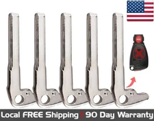 5x New Replacement Remote Key Fob Uncut Insert Blade For Mercedes Benz IYZ3312