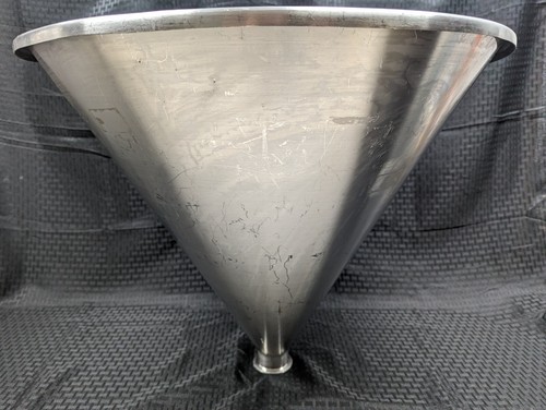 Stainless Steel Funnel/Hopper for feeding powders into Pump or Inline Mixer USED - Picture 8 of 11