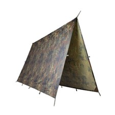 Tarp Plane Tarpaulin Outdoor Bushcraft  Camping Bashra 3 x 3 Meter Bw Flecktarn