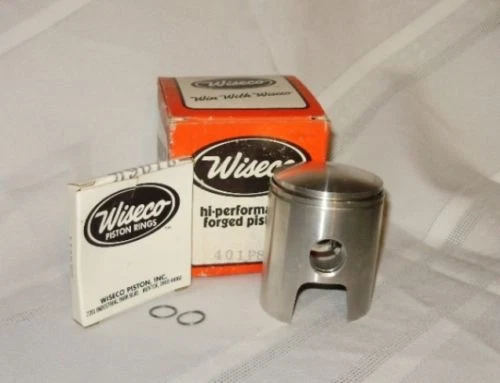 WISECO BULTACO 125 '76 PISTON KIT 53.5mm NEW NOS 401P8 Piston, rings & circlips - Image 2 of 4
