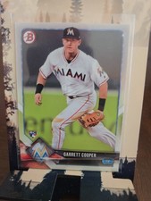 2018 Bowman Garrett Cooper Rc #74 Miami Marlins 