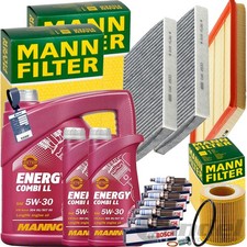 MANN INSPEKTIONSPAKET+7L MANNOL 5W-30 MOTOR�L passend f�r BMW 5er F10 F11 535i
