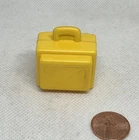 Vintage Fisher Price little people yellow suitcase 2581/996/183