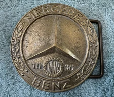 Mercedes - Benz - Solid Brass Buckle - Free Shipping