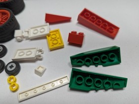 LEGO Cars Ultimate Build Francesco (8678) Replacement Parts & Manual Incomplete