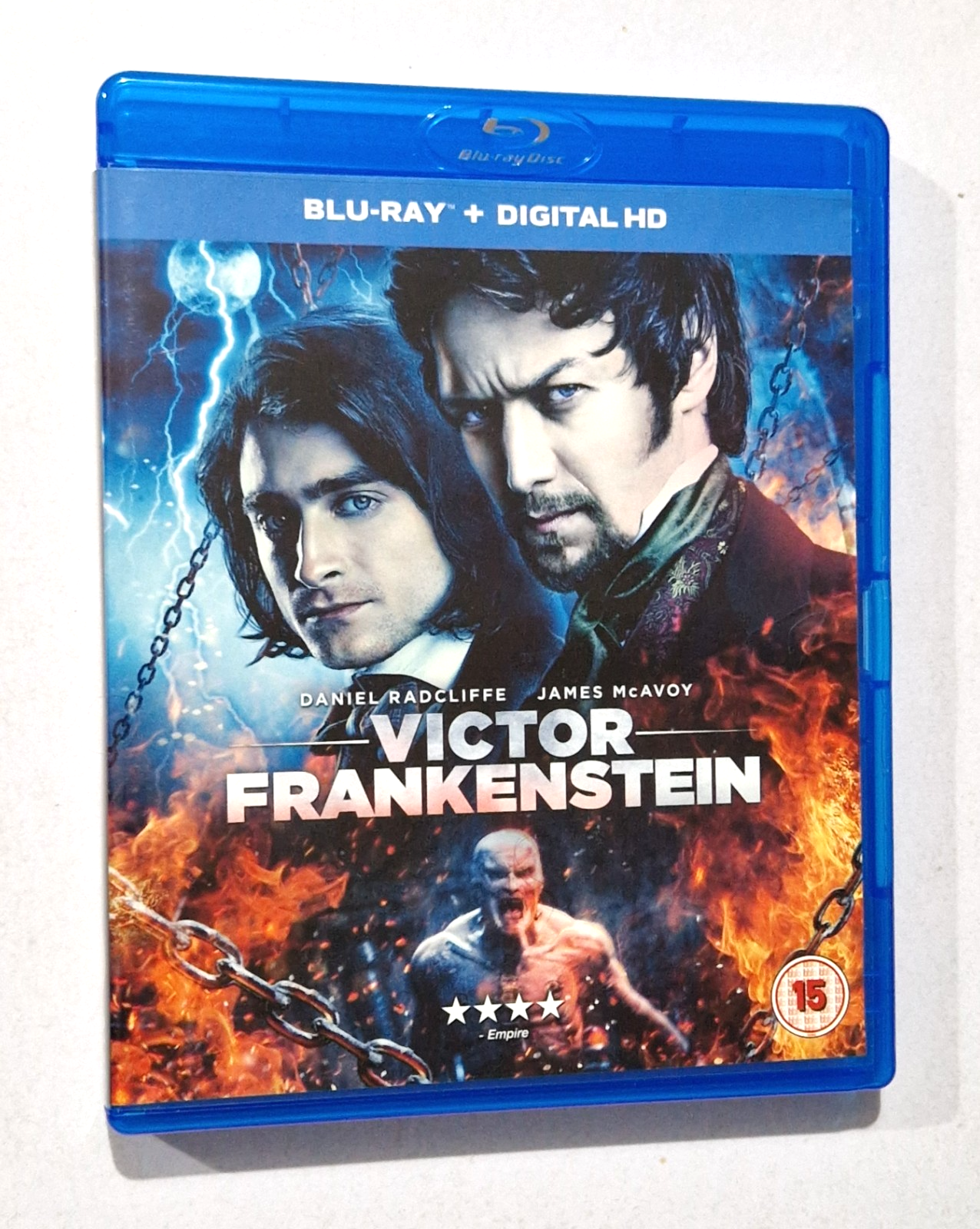 Victor Frankenstein BLU RAY Starring James McAvoy Daniel Radcliffe