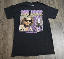The Duderino Tshirt Mens Small Black  The Big Lebowski Ripple Junction