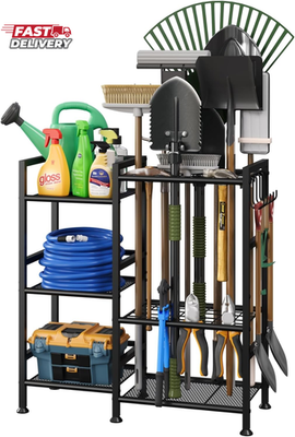 #ad Keomaisyto Garden Tool Organizer for Garage Organization 3 Tier Yard Tool Stora $55.85