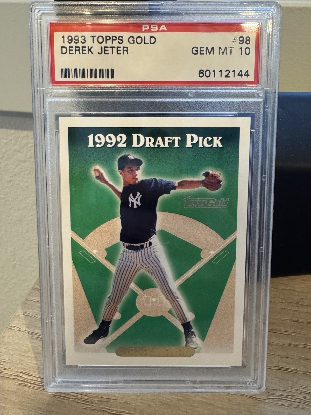 1993 Topps Gold - Derek Jeter #98 Gold (RC) PSA 10
