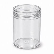 220 PET Dosen 60ml Schraubdeckel Verpackungsbecher Automatenbecher transparent