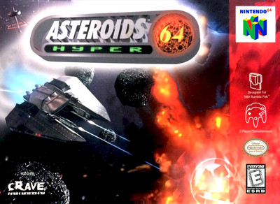 Asteroids Hyper 64 N64 Box Art Fridge Magnet