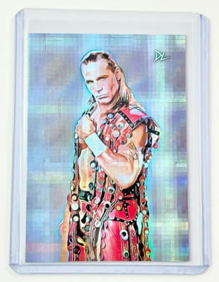 Shawn Michaels Limited Edition Artist Signed ''WWE Legend'' Refractor Card 1/1