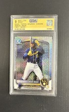 2025 Bowman - Chrome Prospects Jesus Made #BDC-196 Mojo Refractor (RC) GRA 9