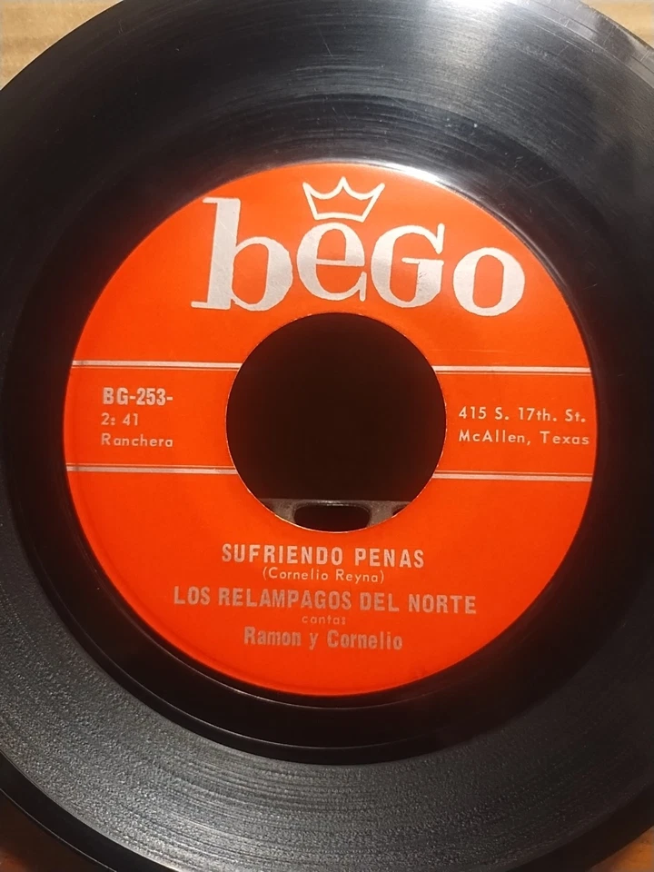 Ramon Ayala Los Relampagos Del Norte Ay Un Mar Sufriendo Penas BEGO BG 253 VG+ - Image 4 of 4