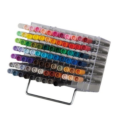 Kuretake Brush Pen water-based ZIG art & graphic twin 81cols (80color+blender)