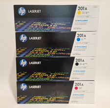 HP 201A Toner Cartridge Black, Cyan, Magenta  Yellow Pack of 4 Exp. 2025