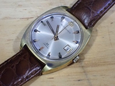 Bucherer 25 Jewel Men's Automatic Wristwatch runs ETA 2622 with date READ