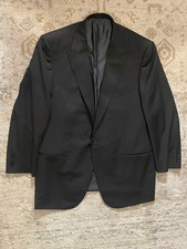 Ermenegildo Zegna Blazer EU 58 US 48 Black Sports Coat Jacket Micronsphere