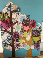 IKEA Solmyra Owl Stock II Modern Pop Wall Art LG. Helen Musselwhite 1999