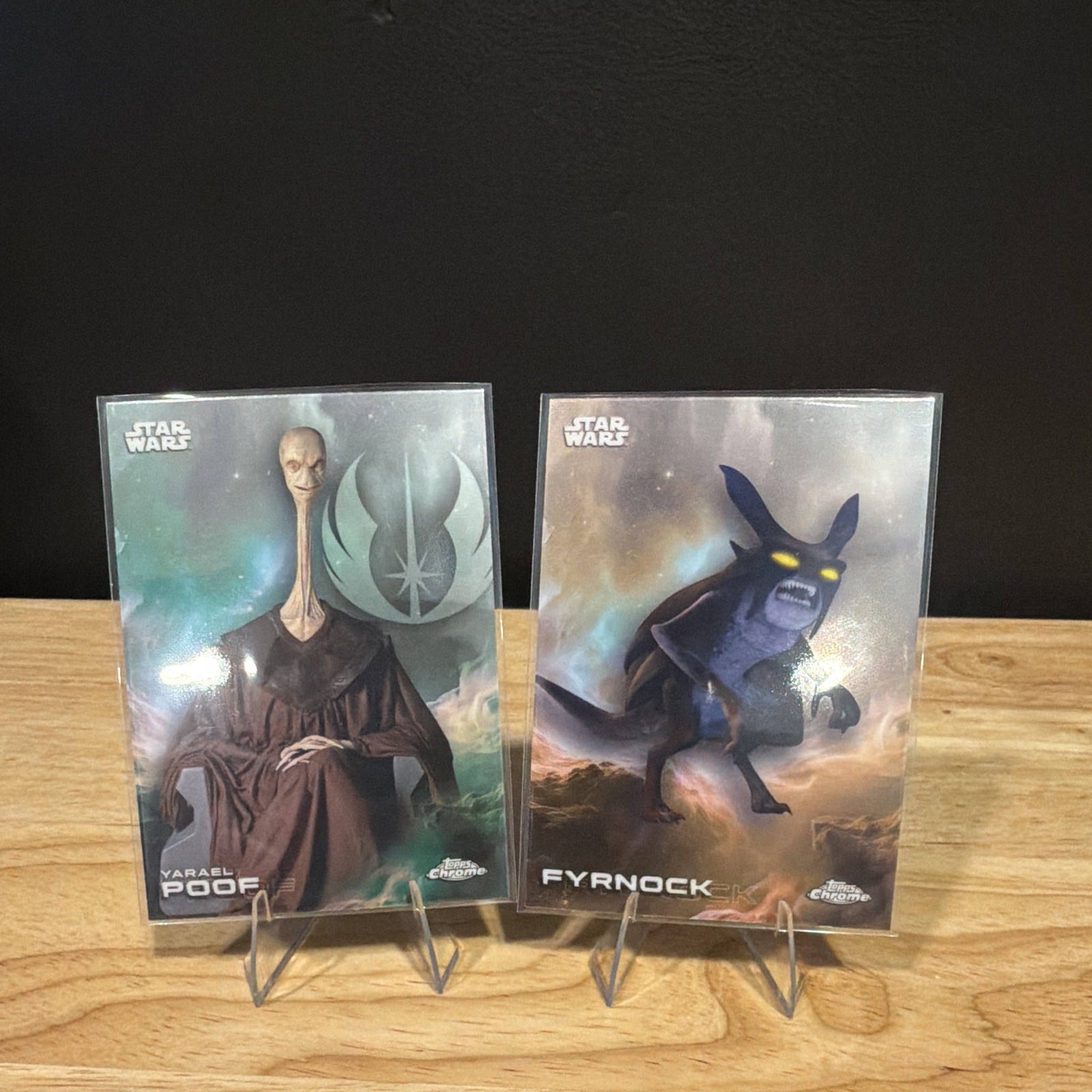 Topps Chrome 2025 Starwars  Two Card Combo Fyrnock & Tarsal Poof
