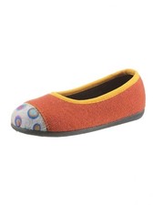 Landgraf Damen Schuhe Hausschuhe Ballerinas orange NEU