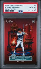 2025 Panini Three &  Two Baseball Roman Anthony RC - DOWNTOWN PSA 10