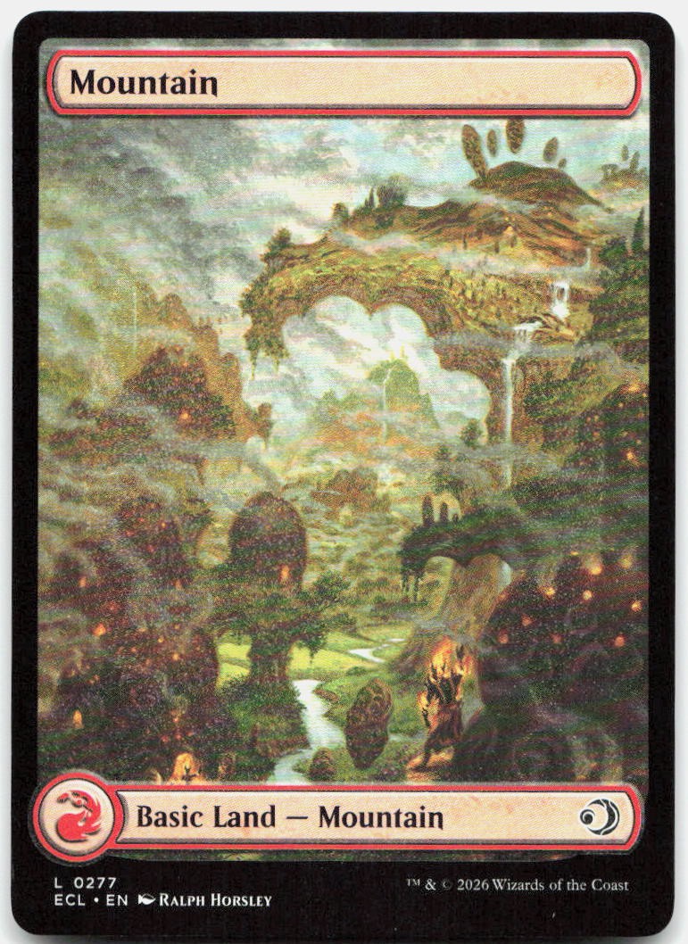 Mountain (0277) 277 Land Lorwyn Eclipsed Magic: The Gathering Near Mint