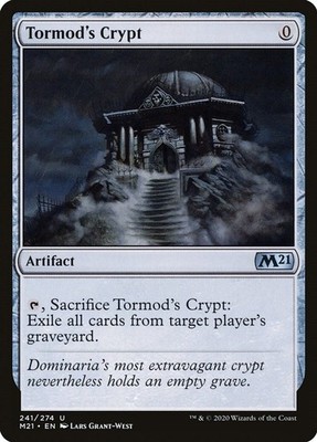 FOIL Tormod's Crypt EN MTG Foil Core Set 2021 - 241 NM