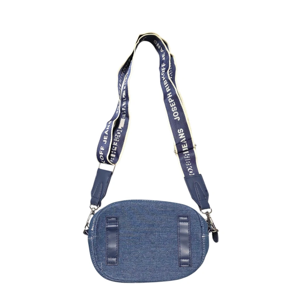 Joseph Ribkoff джинсы сумка через плечо сумочка джинсовой ткани синий белый логотип ремень - Изображение 2 из 4