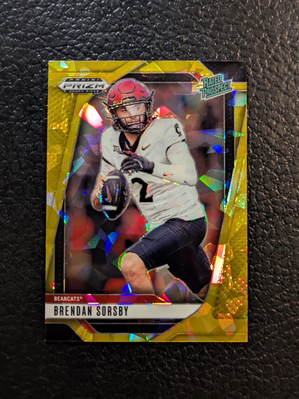 2025 Panini Prizm Draft Picks - Brendan Sorsby #152 Gold Ice Prizm (RC)
