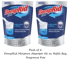 Moisture Absorber 42 Oz Refill Bag, Fragrance Free, 2 Count