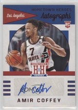 2019 Panini Chronicles Hometown Heroes Rookie Red Amir Coffey #HH-AMC Auto 0o0