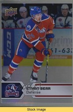 2017-18 Upper Deck AHL SPs Rainbow Foil Ethan Bear #123 READ 4yt