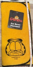 Napperon pour animaux de compagnie Nickelodeon Orange Garfield 2026, 11" X 15" - Neuf avec étiquette