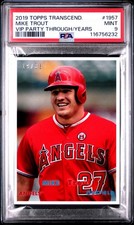 2019 Topps Transcendent Mike Trout VIP Party Through the Years /83 PSA 9 #1957