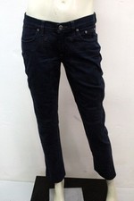 Jeans Donna Jeckerson Taglia 27 Blu Slim Fit Originali Made in Italy Elasticizza